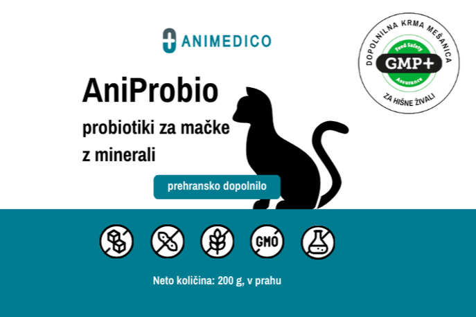 AniProbio - probiotiki za mačke z minerali